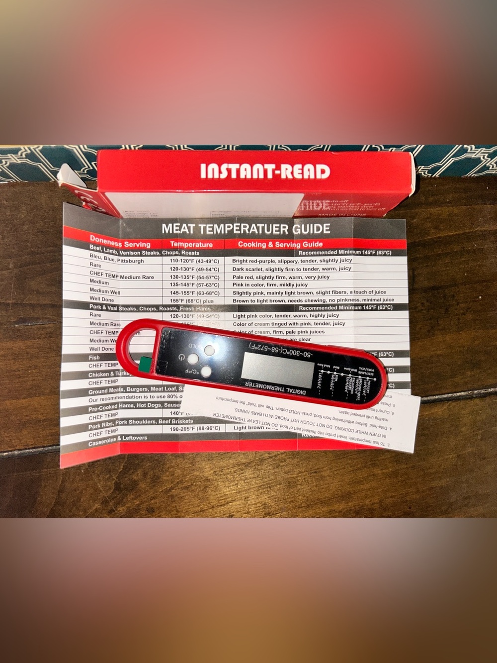 Instant-Read Digital Meat Thermometer - NEW